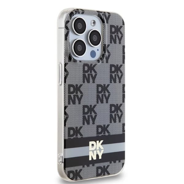 DKNY iPhone 14 Pro Mobilskal Magsafe IML Checkered Mono