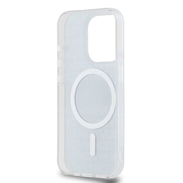 DKNY iPhone 15 Pro Mobilskal Magsafe IML Mono & Stripe - Svart