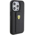 Miniatyrbild 11 av 11: Ferrari iPhone 15 Pro Mobilskal Grip Stand Metal Logo - Svart