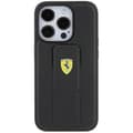 Miniatyrbild 1 av 11: Ferrari iPhone 15 Pro Mobilskal Grip Stand Metal Logo - Svart