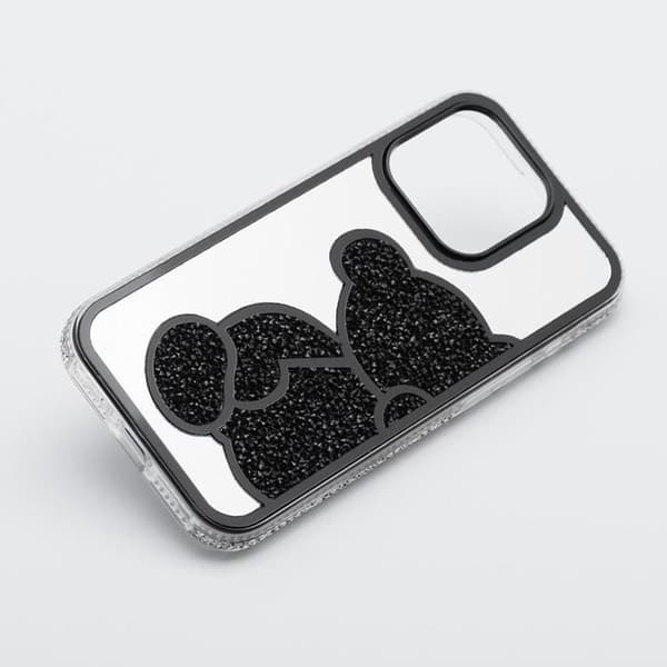 iPhone 16 Mobilskal Teddy Bear - Svart