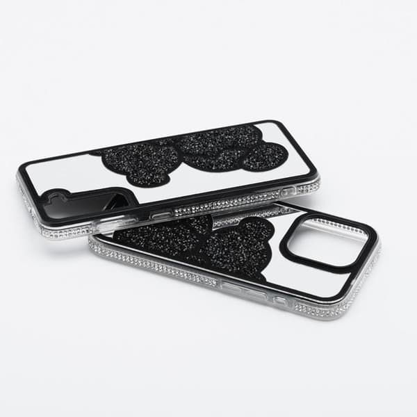 iPhone 16 Mobilskal Teddy Bear - Svart