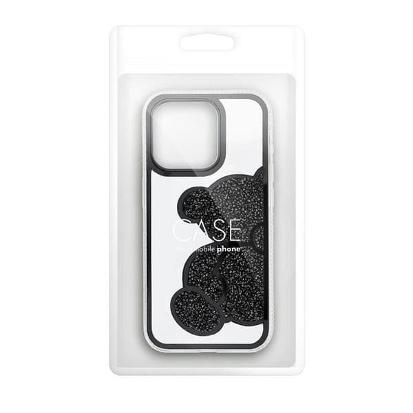 iPhone 16 Mobilskal Teddy Bear - Svart