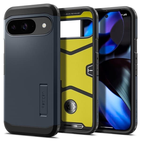 Spigen Google Pixel 9/9 Pro Mobilskal Tough Armor - Metal Slate