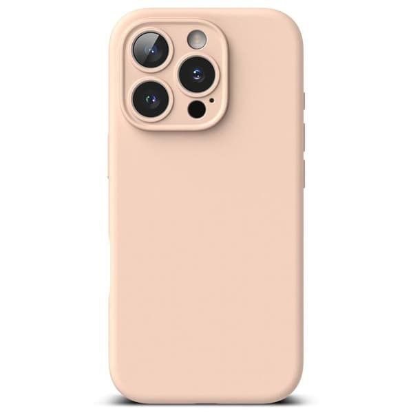 Ringke iPhone 16 Pro Max Mobilskal Magsafe Silikon Magnetic - Rosa Sand