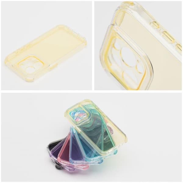 iPhone 16 Mobilskal Matrix Clear - Gul