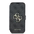 Miniatyrbild 3 av 8: Guess iPhone 16 Plus Plånboksfodral 4G Metal Logo - Svart