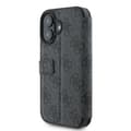 Miniatyrbild 4 av 8: Guess iPhone 16 Plus Plånboksfodral 4G Metal Logo - Svart