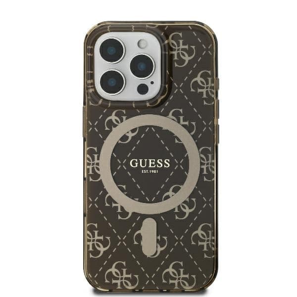 Guess iPhone 16 Pro Mobilskal MagSafe IML 4G - Brun