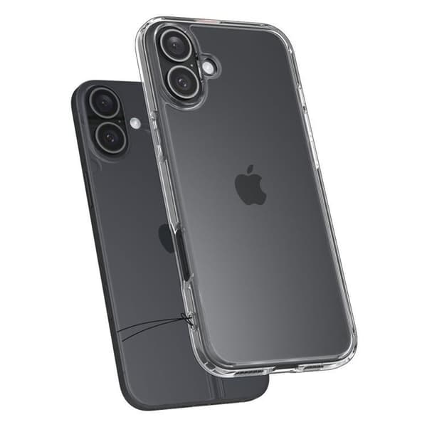 Spigen iPhone 16 Mobilskal Ultra Hybrid - Crystal Clear
