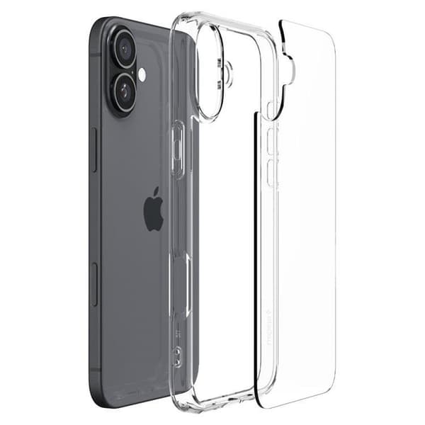 Spigen iPhone 16 Mobilskal Ultra Hybrid - Crystal Clear