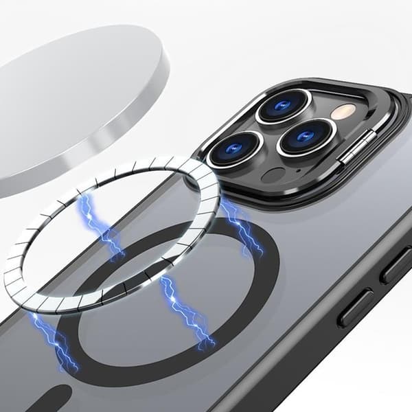 Tech-Protect iPhone 16 Pro Max Mobilskal Magsafe Magstand - Matt Svart
