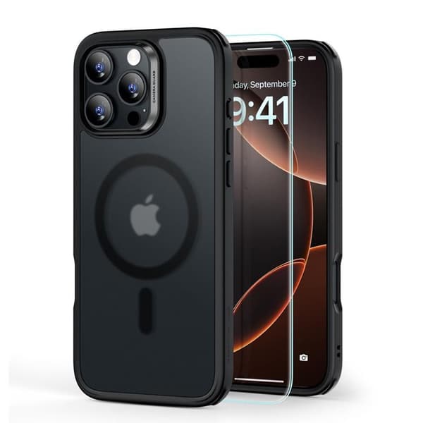 ESR iPhone 16 Pro Mobilskal Magsafe Halolock Och Härdat Glas