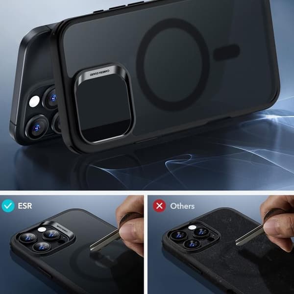ESR iPhone 16 Pro Max Mobilskal Magsafe Halolock Och Härdat Glas