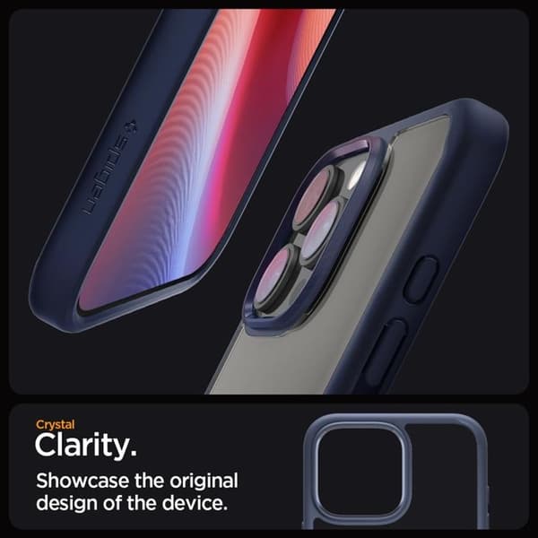 Spigen iPhone 16 Pro Max Mobilskal Ultra Hybrid - Marinblå