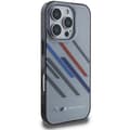Miniatyrbild 4 av 8: BMW iPhone 16 Pro Mobilskal Motosport IML Random Stripes - Grå
