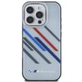 Miniatyrbild 2 av 8: BMW iPhone 16 Pro Mobilskal Motosport IML Random Stripes - Grå