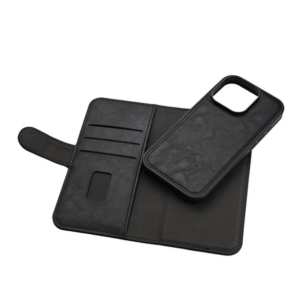 GEAR iPhone 16 Pro Plånboksfodral MagSafe 2-i-1 - Svart