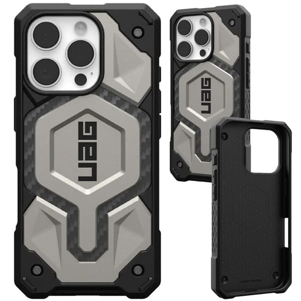 UAG iPhone 16 Pro Max Mobilskal MagSafe Monarch Pro - Titanium