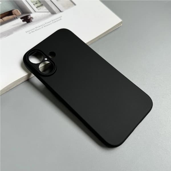 iPhone 16 Pro Max Mobilskal Soft - Svart