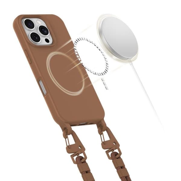 Tech-Protect iPhone 16 Pro Mobilhalsband Skal Magsafe Magnecklace