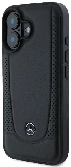Mercedes iPhone 16 Mobilskal Läder Urban - Svart