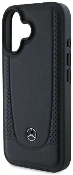 Mercedes iPhone 16 Mobilskal Läder Urban - Svart
