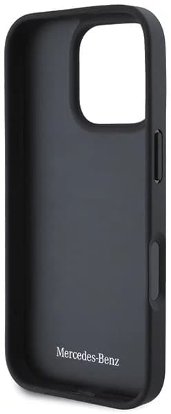 Mercedes iPhone 16 Pro Max Mobilskal MB Waves Läder - Röd
