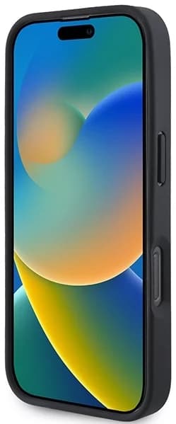 Mercedes iPhone 16 Pro Max Mobilskal MB Curved Stitches - Svart