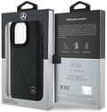 Miniatyrbild 8 av 8: Mercedes iPhone 16 Pro Max Mobilskal MB Curved Stitches - Svart