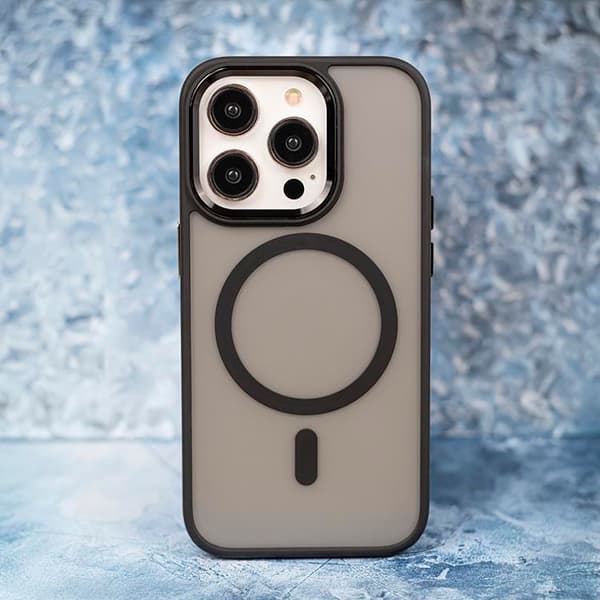iPhone 15 Pro Max Mobilskal MagSafe Frozen - Svart