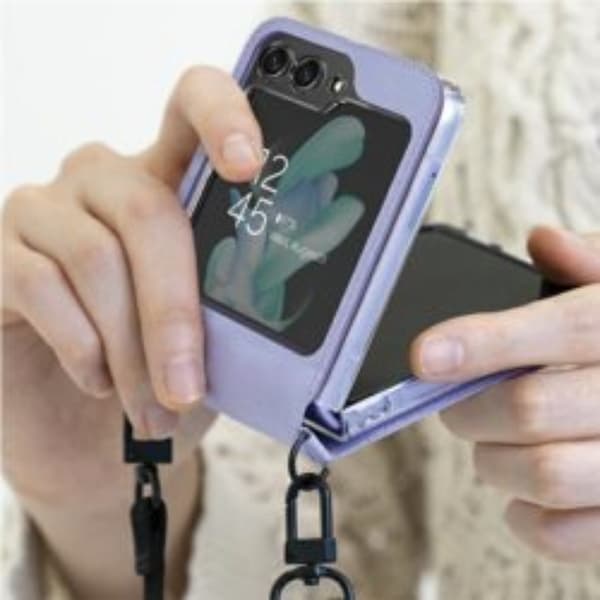 Araree Galaxy Z Flip 5 Mobilskal Canvas Diary - Lila