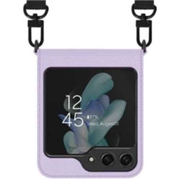 Araree Galaxy Z Flip 5 Mobilskal Canvas Diary - Lila