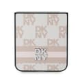 Miniatyrbild 5 av 8: DKNY Galaxy Z Flip 6 Mobilskal Chequered Pattern Printed Stripes - Rosa