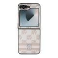 Miniatyrbild 2 av 8: DKNY Galaxy Z Flip 6 Mobilskal Chequered Pattern Printed Stripes - Rosa