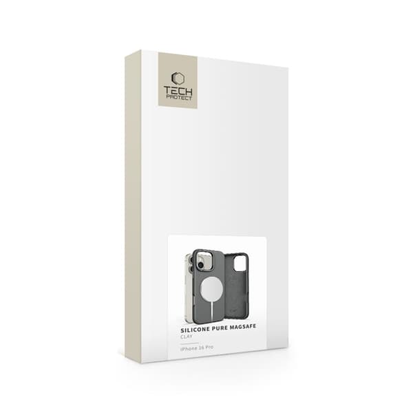 Tech-Protect iPhone 16 Pro Max Mobilskal Magsafe Pure Silikon - Clay