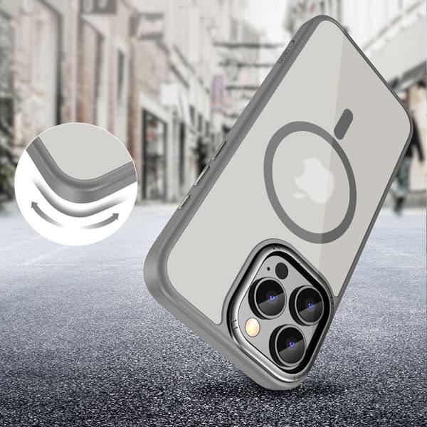 Tech-Protect iPhone 16 Pro Max Mobilskal Magsafe Magedge - Titanium
