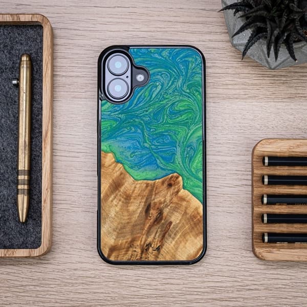 Bewood iPhone 16 Plus Mobilskal Unique Neons Tokyo