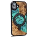 Miniatyrbild 3 av 5: Bewood iPhone 16 Plus Mobilskal Magsafe Unique Turquoise