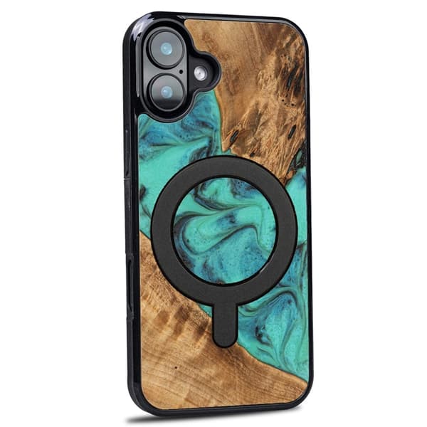 Bewood iPhone 16 Plus Mobilskal Magsafe Unique Turquoise