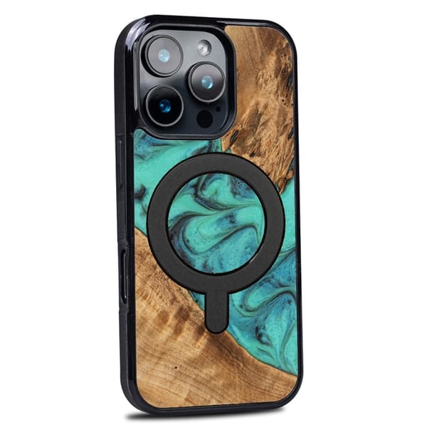 Bewood iPhone 16 Pro Mobilskal MagSafe Unique Turquoise