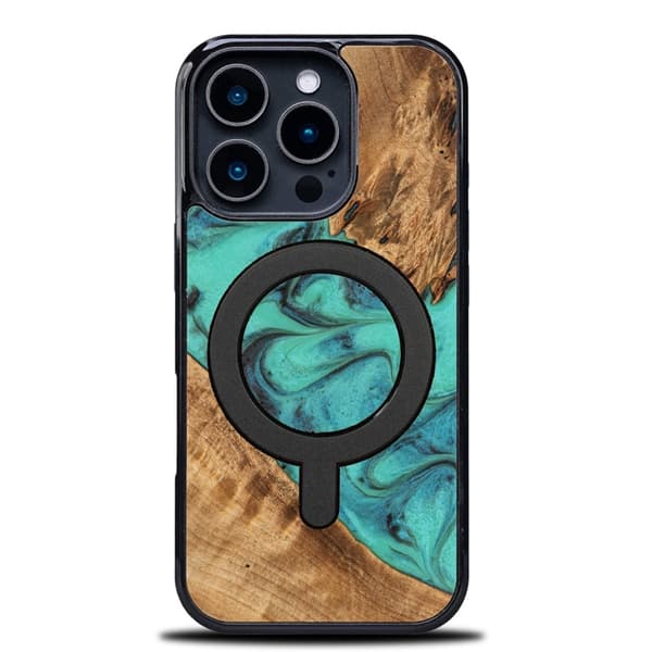 Bewood iPhone 16 Pro Mobilskal MagSafe Unique Turquoise