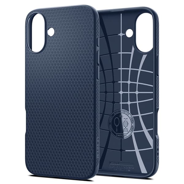 Spigen iPhone 16 Plus Mobilskal Liquid Air - Blå
