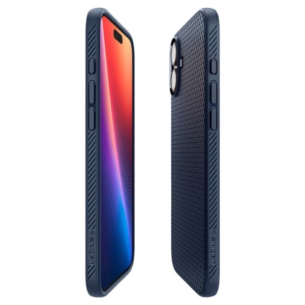 Spigen iPhone 16 Plus Mobilskal Liquid Air - Blå