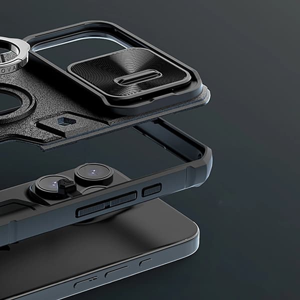 Nillkin iPhone 15 Pro Max Mobilskal CamShield Armor - Svart