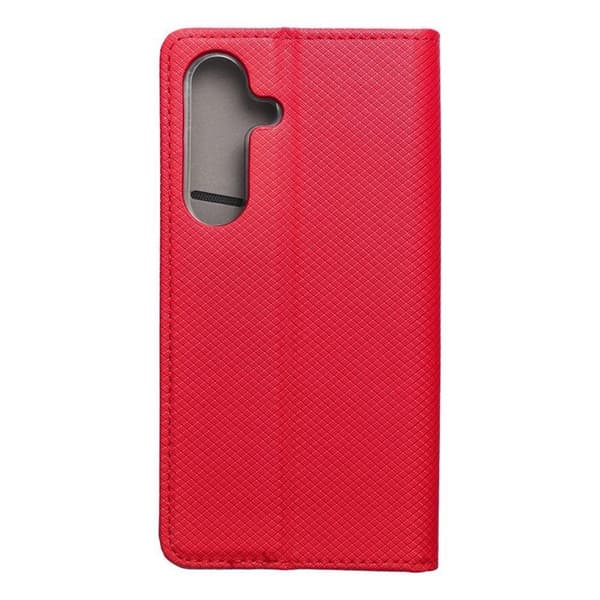 Galaxy S25 Plånboksfodral Smart - Röd