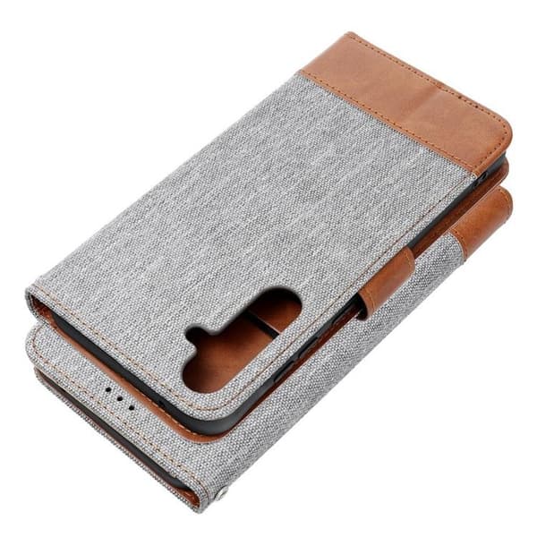 Galaxy A55 5G Plånboksfodral Jeans - Grå