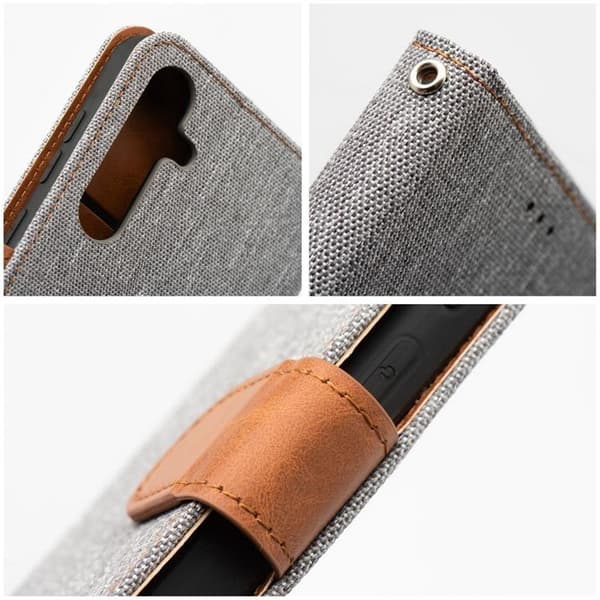 Galaxy A55 5G Plånboksfodral Jeans - Grå