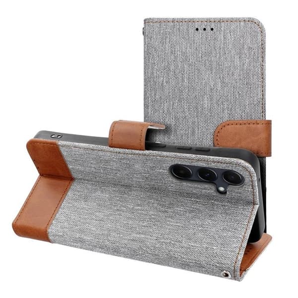 Galaxy A55 5G Plånboksfodral Jeans - Grå