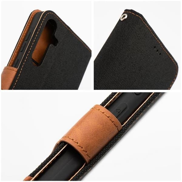 Galaxy A15 5G/4G Plånboksfodral Jeans - Svart